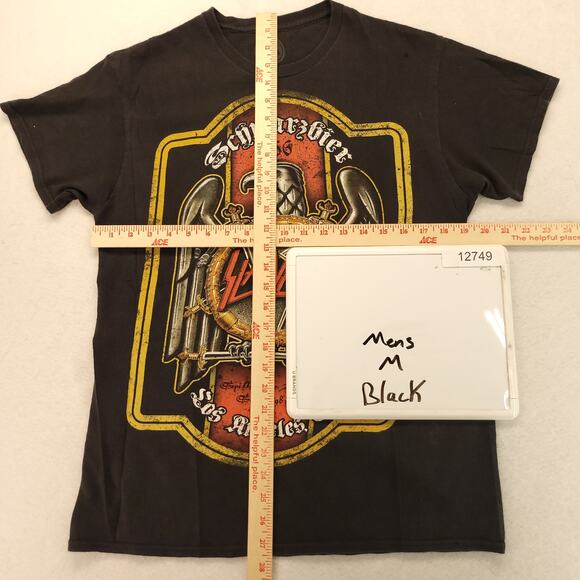 Slayer Silver Eagle Band Crew Neck Short Sleeve Shirt Mens Size Medium M Black - Picture 5 of 9